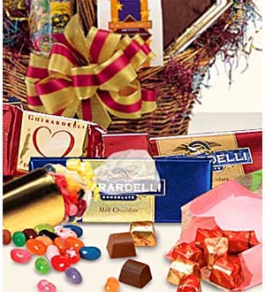 Ftd Florist Designed Chocolate Candy Gift Basket Deluxe